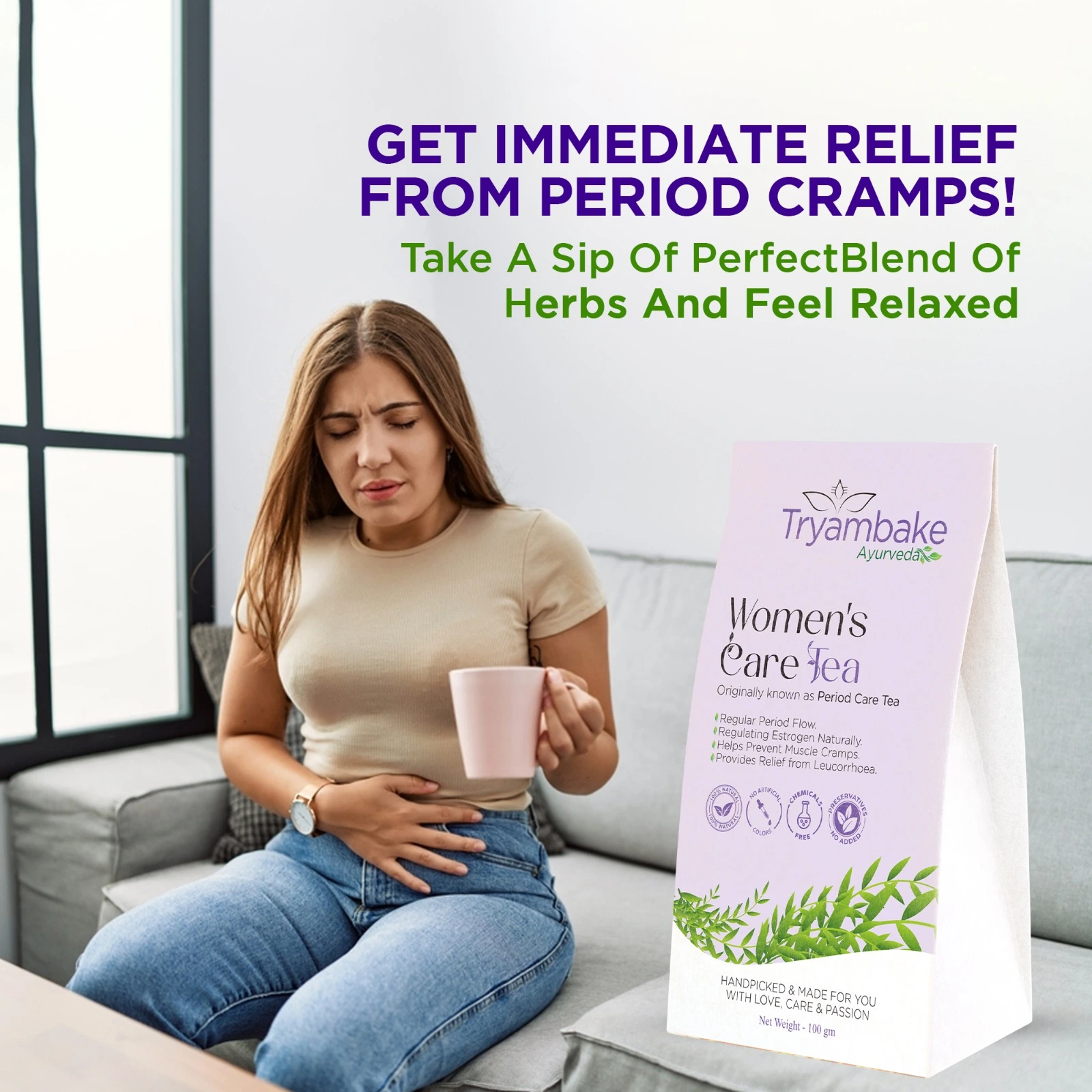 Women's Care Tea Relief From Period Cramps