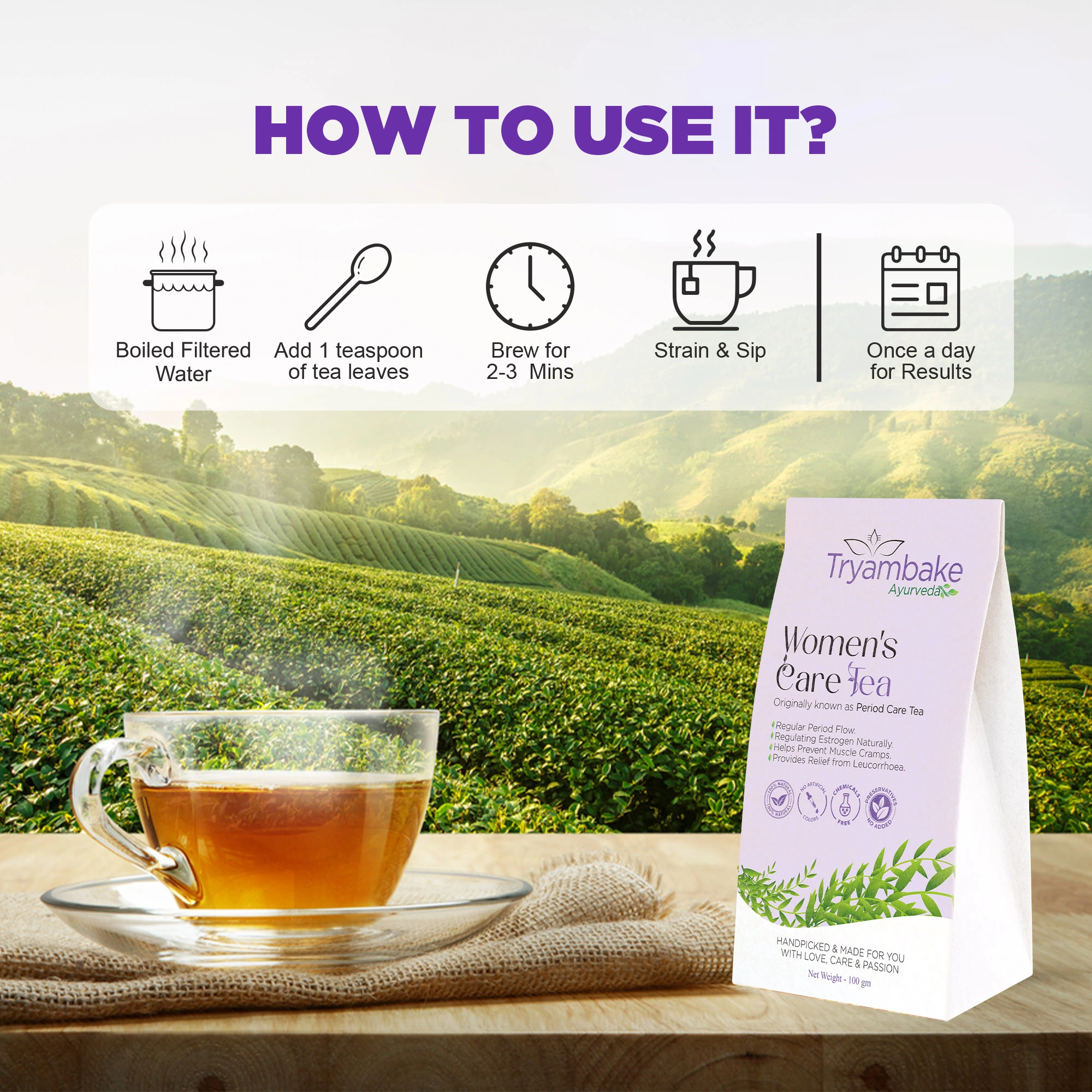 Women's Care Tea How to use It?