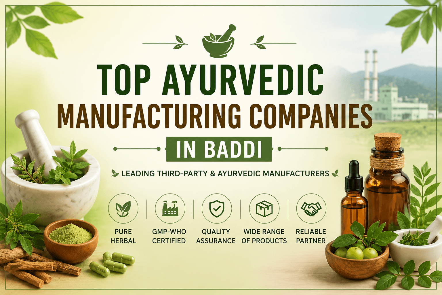 Top Ayurvedic Manufacturing Companies in Baddi